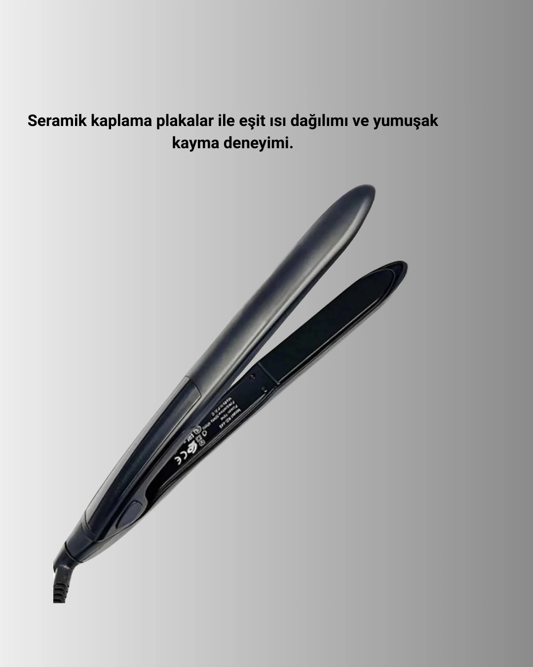 2025 Yeni Seri Dijital Ekranlı Isı Ayarlı Saç Düzleştirici Titanyum Kaplama A Kalite ( Lisinya )