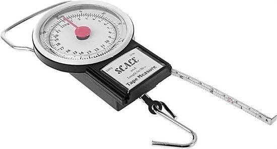 22 Kg/50lb Kancalı Tartı Aleti 1 Metre Mezuralı Askılı Balıkçı Terazisi ( Lisinya )