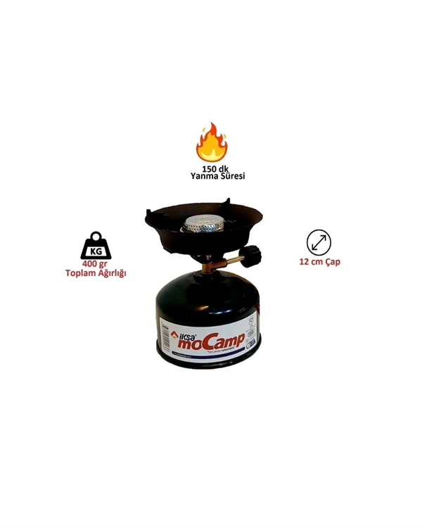 220 Gr Gaz Tüpüyle 4 Saat Yanabilen Verimli Kamp Ocağı ( Lisinya )