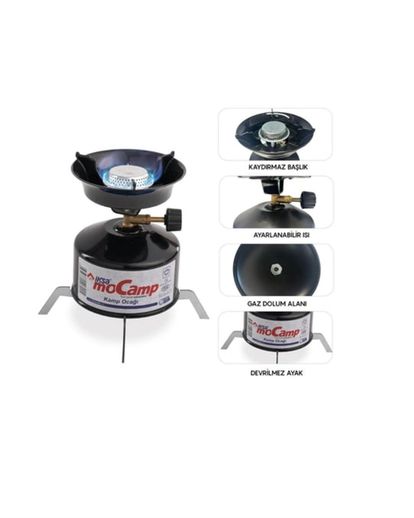 220 Gr Gaz Tüpüyle 4 Saat Yanabilen Verimli Kamp Ocağı ( Lisinya )
