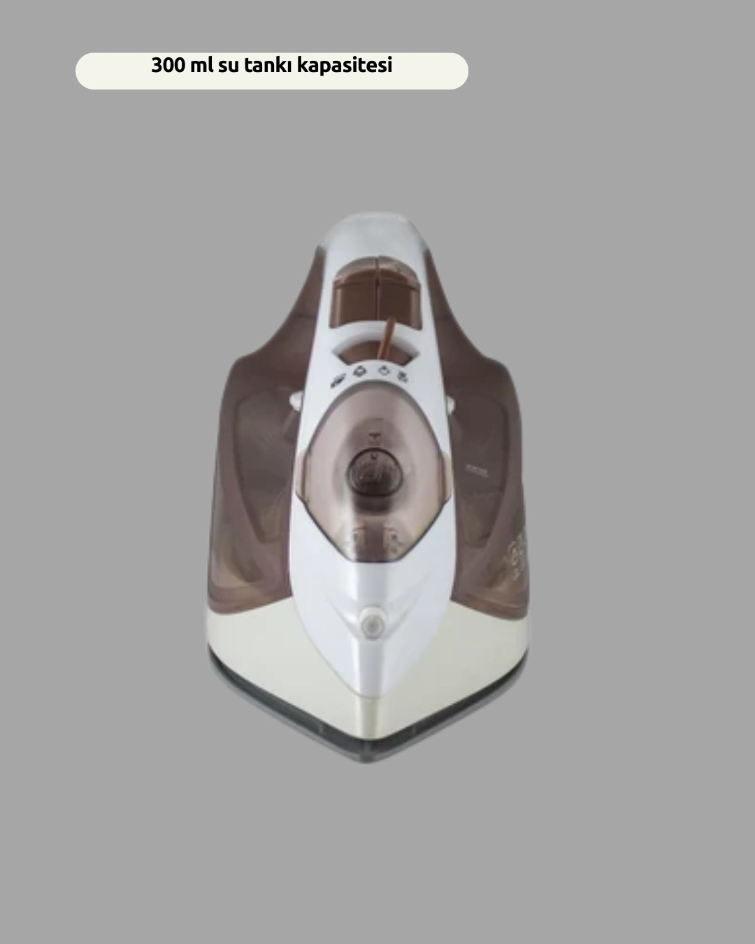 2200 Watt Buharlı Ütü Kahverengi Seramik Taban Şok Buharlı ( Lisinya ) 2200 Watt Buharlı Ütü Kahverengi Seramik Taban Şok Buharlı ( Lisinya )