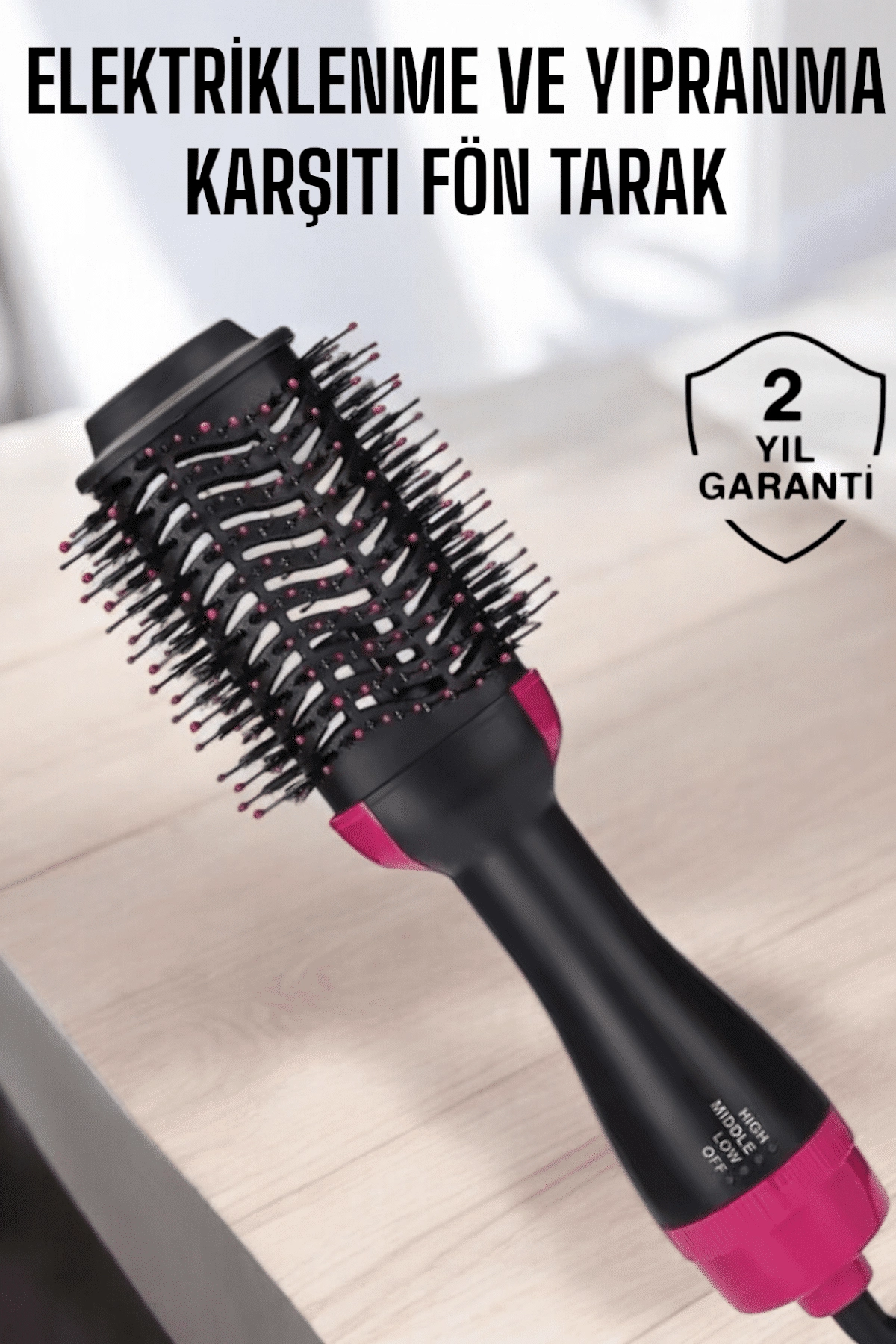 220°c’ye Kadar Isınan, Hacim Ve Yıpranma Karşıtı Profesyonel Fön Tarağı ( Lisinya )