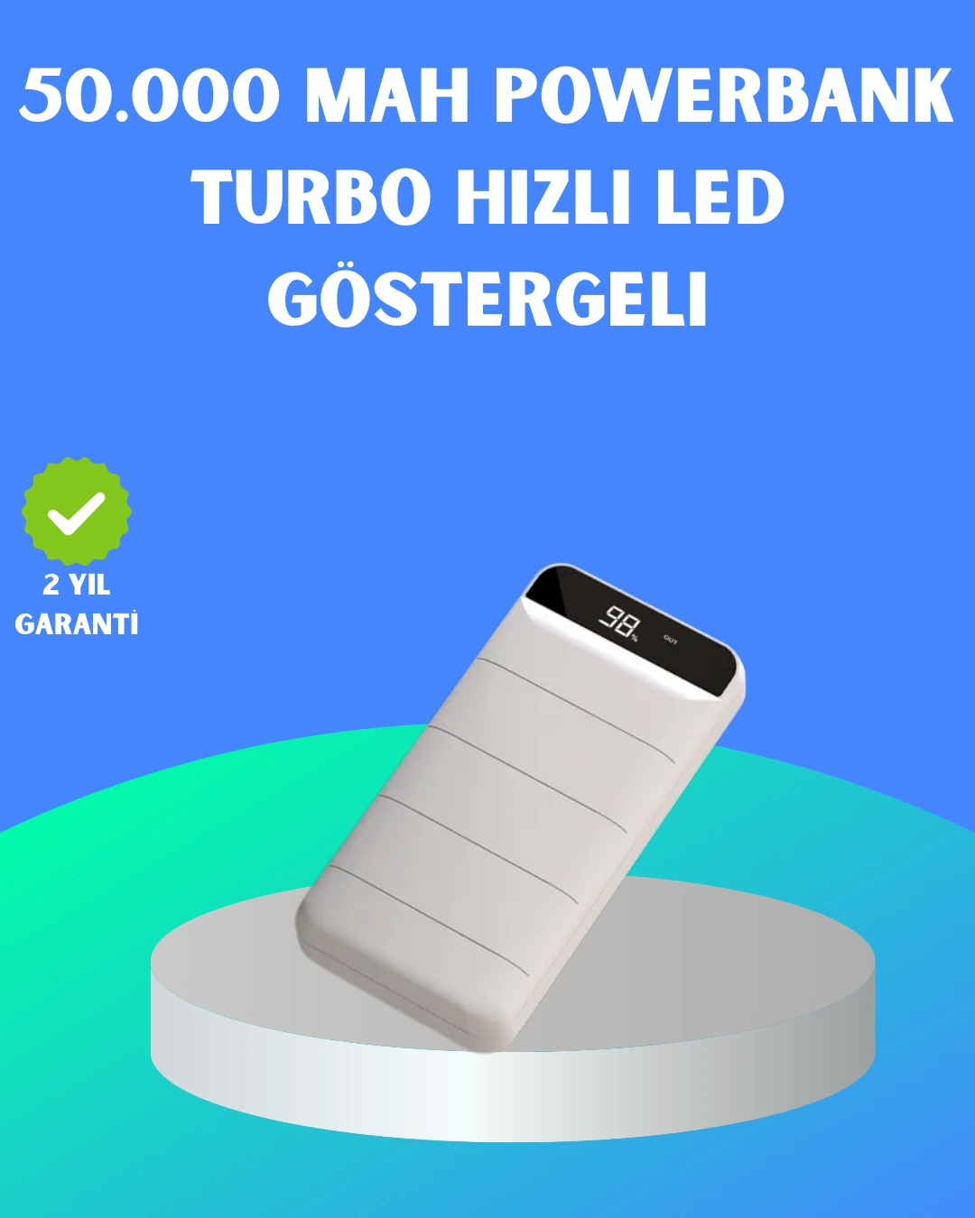 22.5w Pd Destekli Taşınabilir Şarj Cihazı Çoklu Çıkışlı Model Powerbank ( Lisinya )