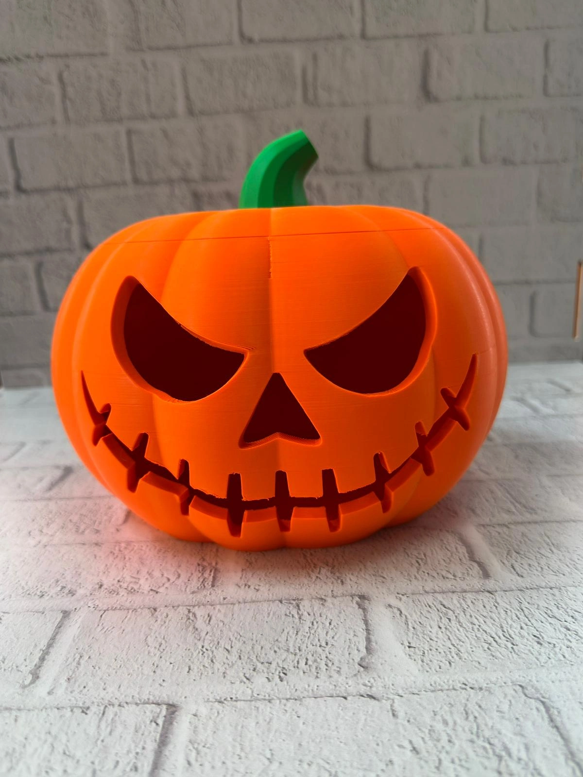 23×15 Cm Korku Temalı Balkabağı Biblo Dekoratif Ev Ofis Süs Eşyası ( Lisinya )