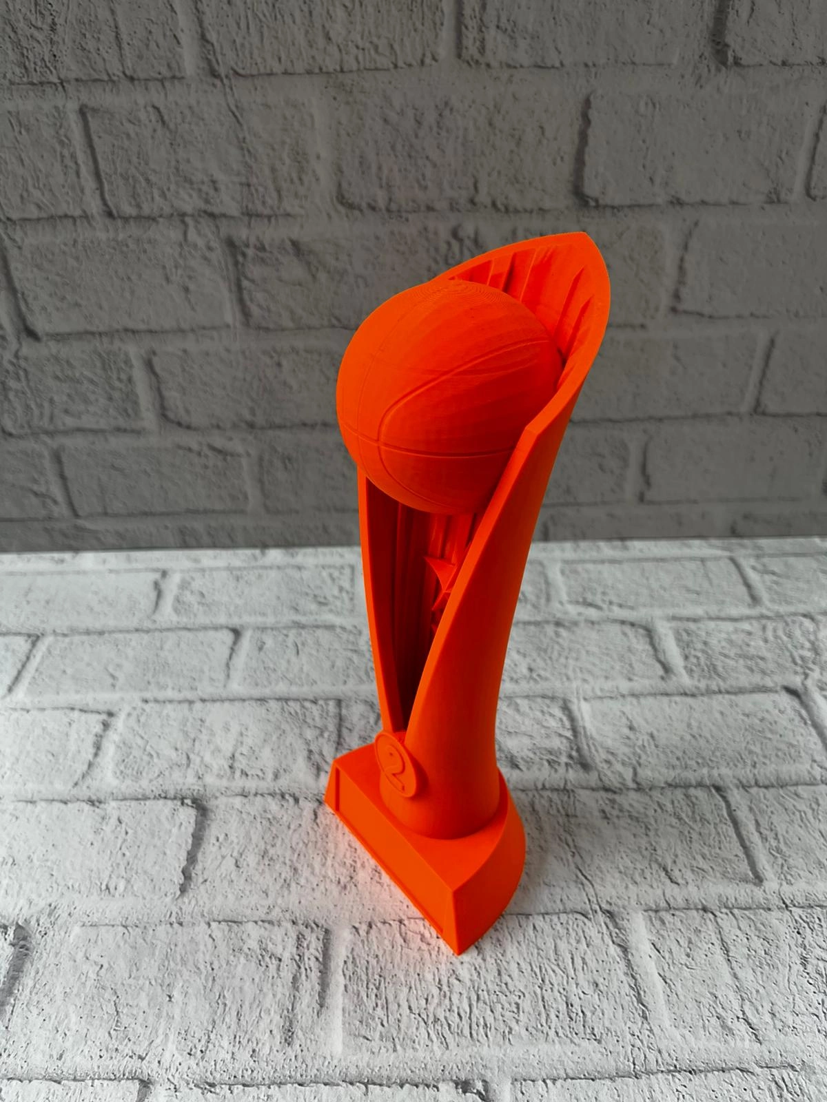 23cm Turuncu Basketbol Kupa Biblo Modern Ödül Dekor Ürünü ( Lisinya )