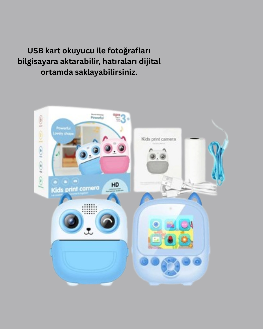 2.4 İnç Ekranlı Çocuk Fotoğraf Makinesi 6x Zoom Özellikli ( Lisinya ) 2.4 İnç Ekranlı Çocuk Fotoğraf Makinesi 6x Zoom Özellikli ( Lisinya )