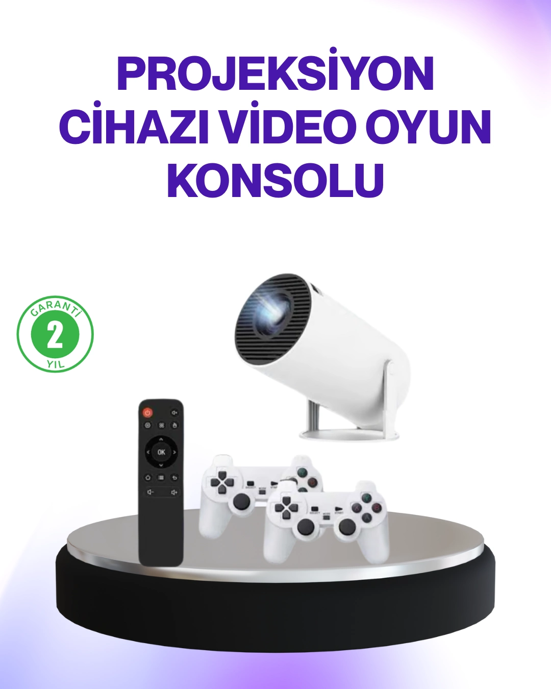 2.4g Kablosuz Destekli Oyun Ve Film Projeksiyonu Ev Kullanımı İçin ( Lisinya )