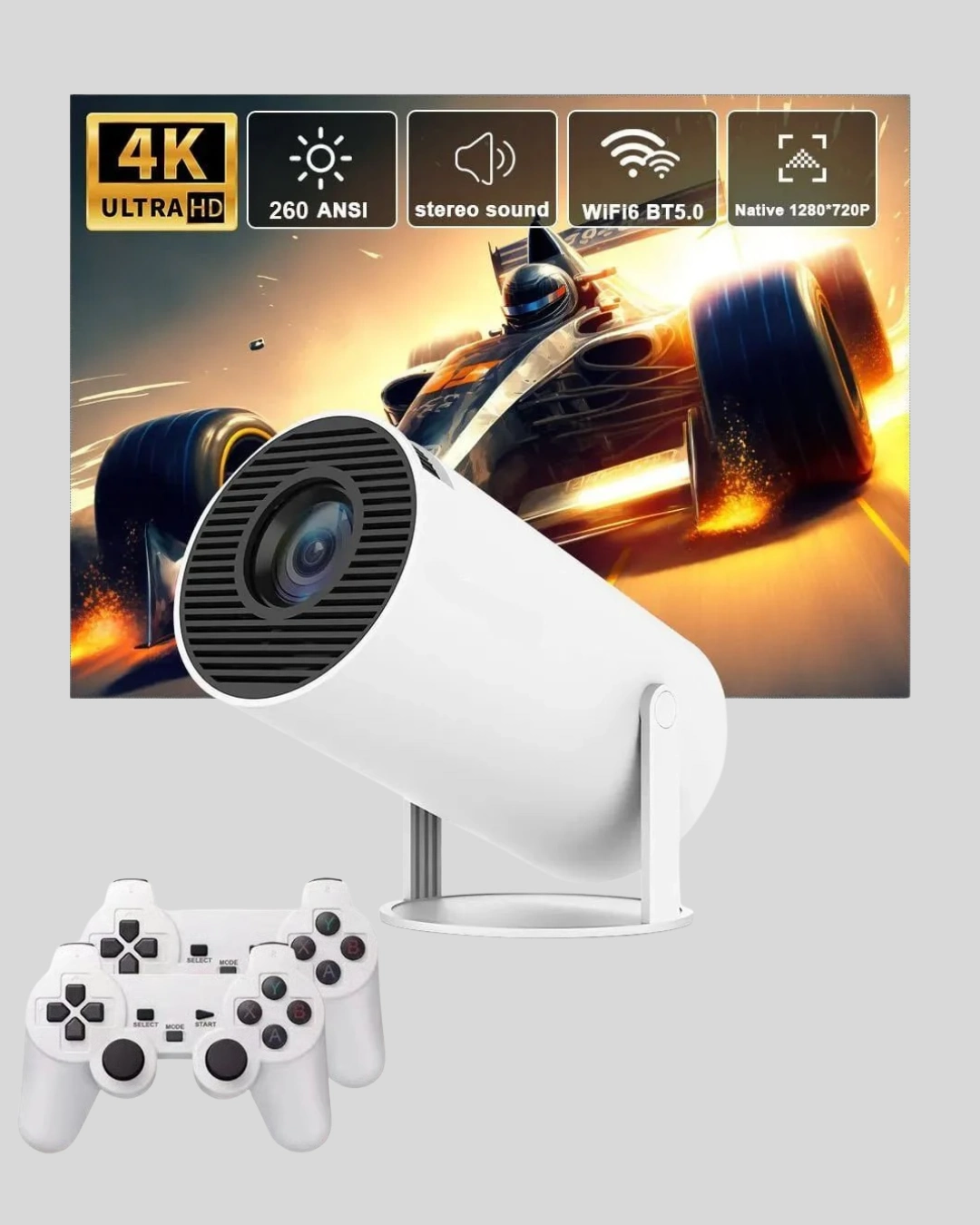 2.4g Kablosuz Destekli Oyun Ve Film Projeksiyonu Ev Kullanımı İçin ( Lisinya )