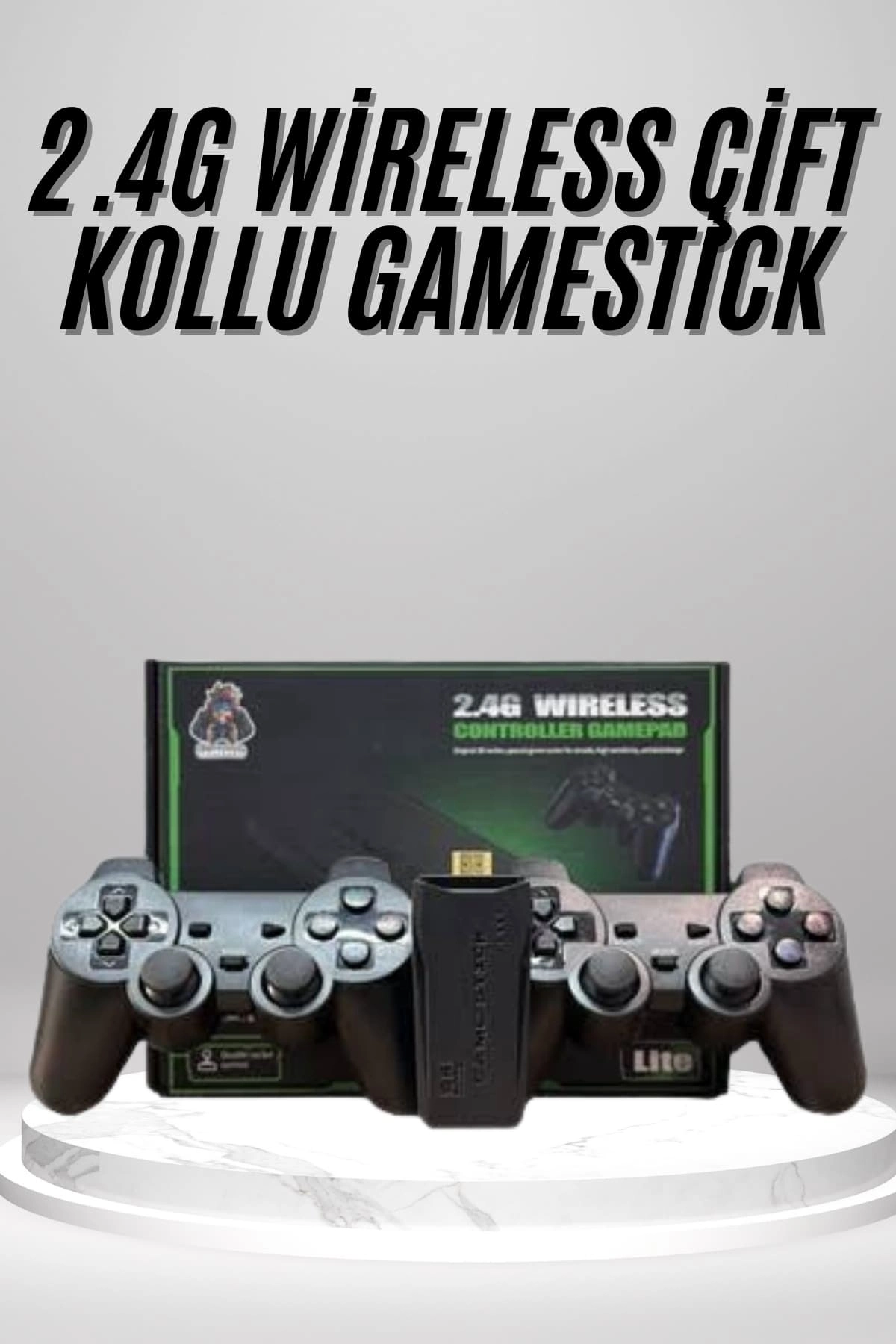 2.4g Uyumlu Kablosuz Çift Kol Atari Retro 20000 Oyun Game Stick ( Lisinya ) 2.4g Uyumlu Kablosuz Çift Kol Atari Retro 20000 Oyun Game Stick ( Lisinya )