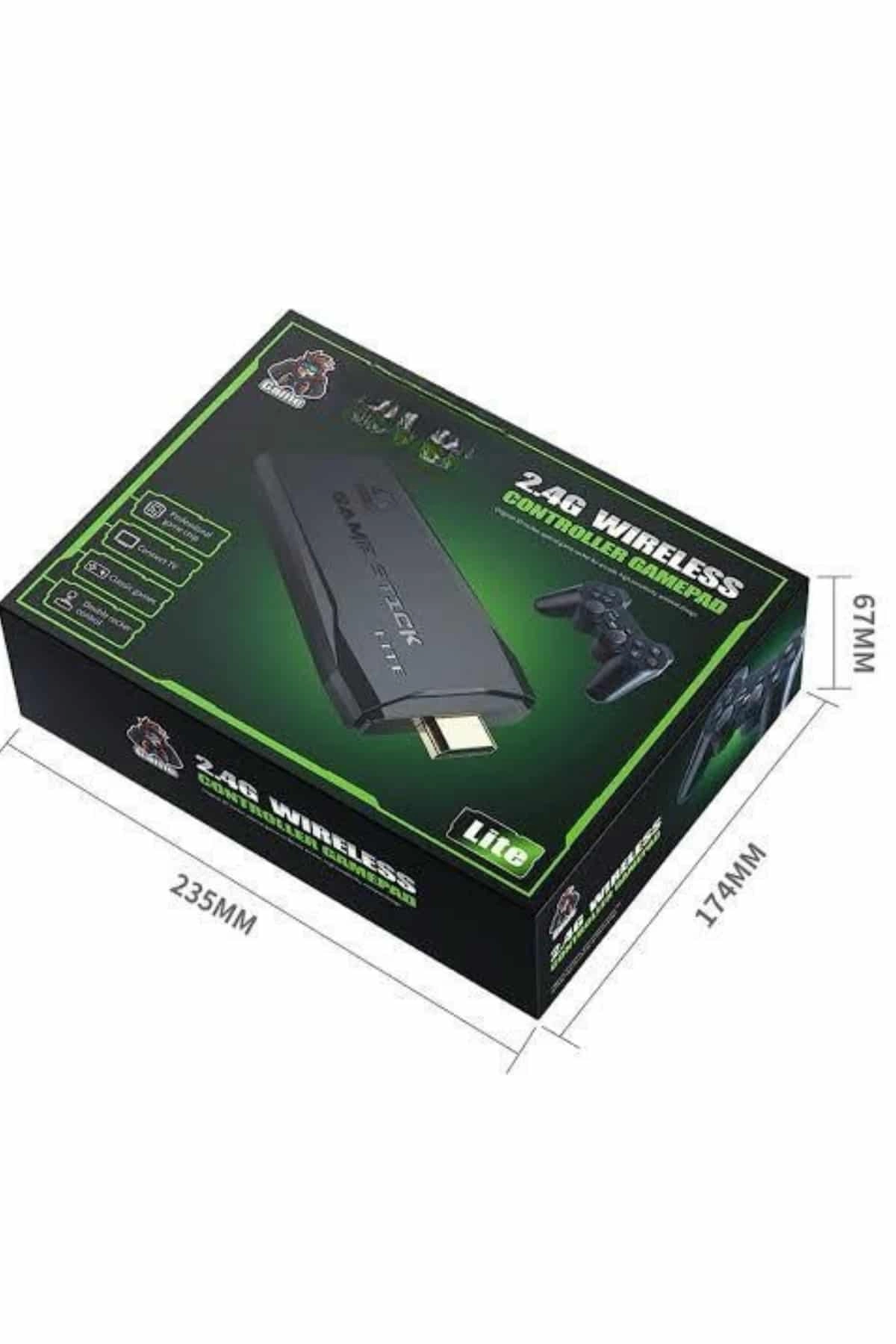 2.4g Uyumlu Kablosuz Çift Kol Atari Retro 20000 Oyun Game Stick ( Lisinya ) 2.4g Uyumlu Kablosuz Çift Kol Atari Retro 20000 Oyun Game Stick ( Lisinya )