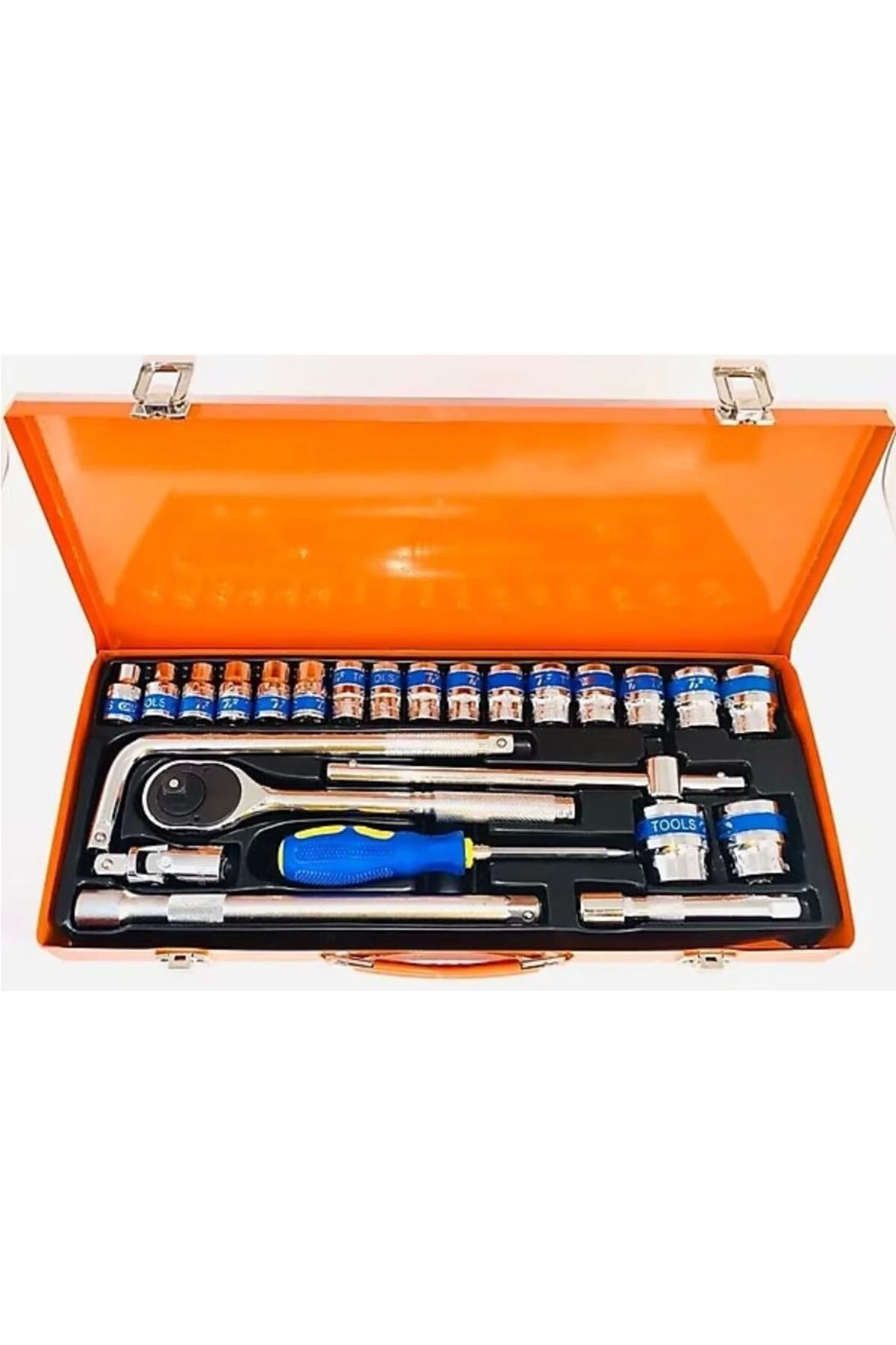 25 Parça 1/2 Lokma Seti Chrome Vanadium Parlak ( Lisinya ) 25 Parça 1/2 Lokma Seti Chrome Vanadium Parlak ( Lisinya )