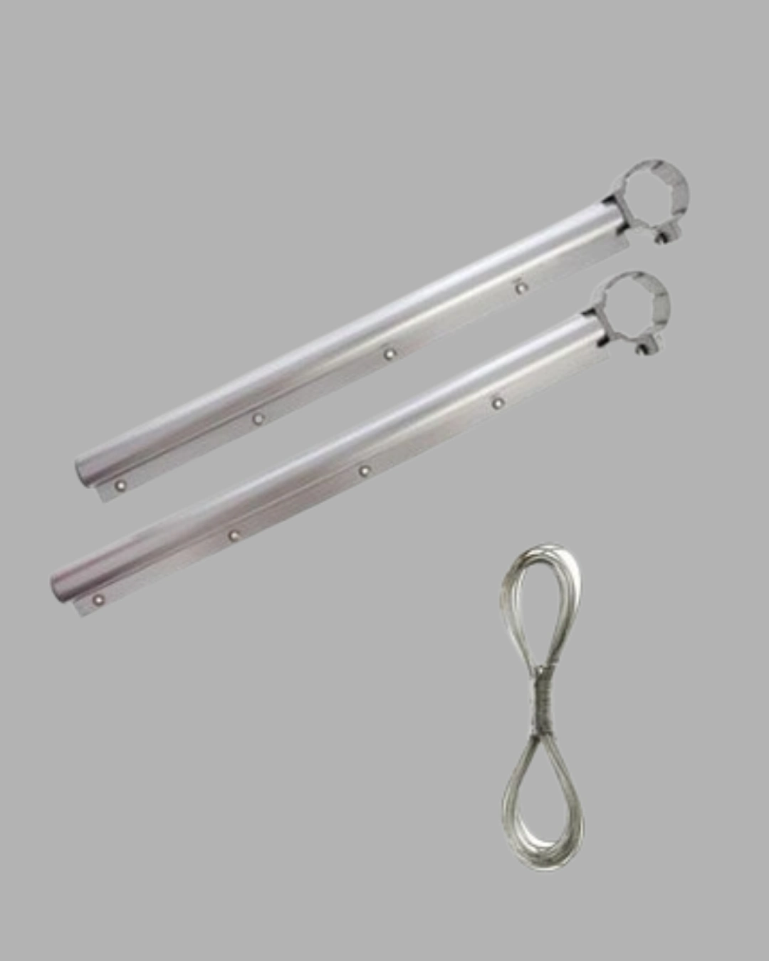 25x60 Cm Çamaşır Askılığı Kare Balkon Demiri İçin Dayanıklı Tasarım ( Lisinya )