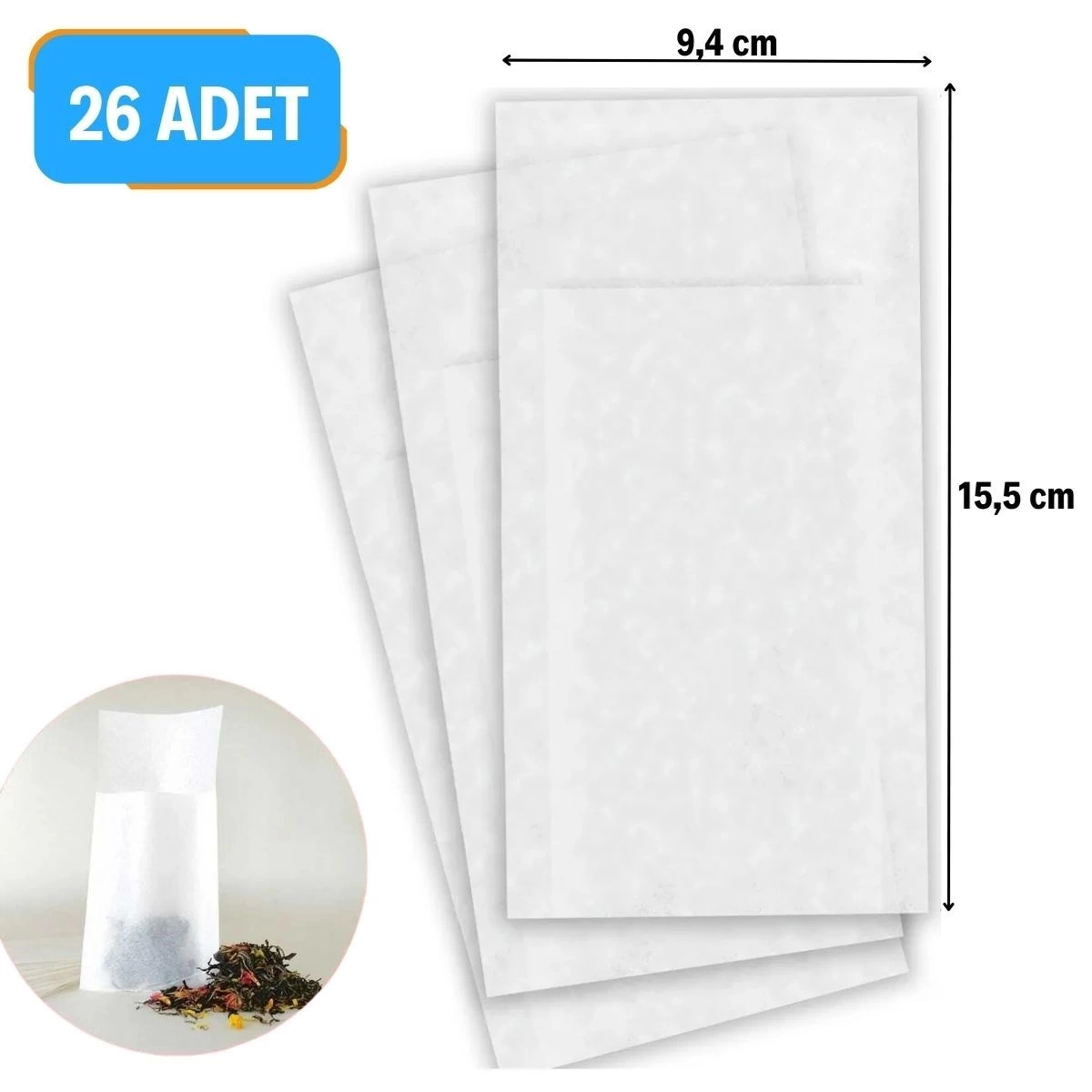 26 Adet Pratik Kullan At Çay,bitki Çayı,filtre Kahve Demleme Poşeti Süzgeci ( Lisinya ) 26 Adet Pratik Kullan At Çay,bitki Çayı,filtre Kahve Demleme Poşeti Süzgeci ( Lisinya )