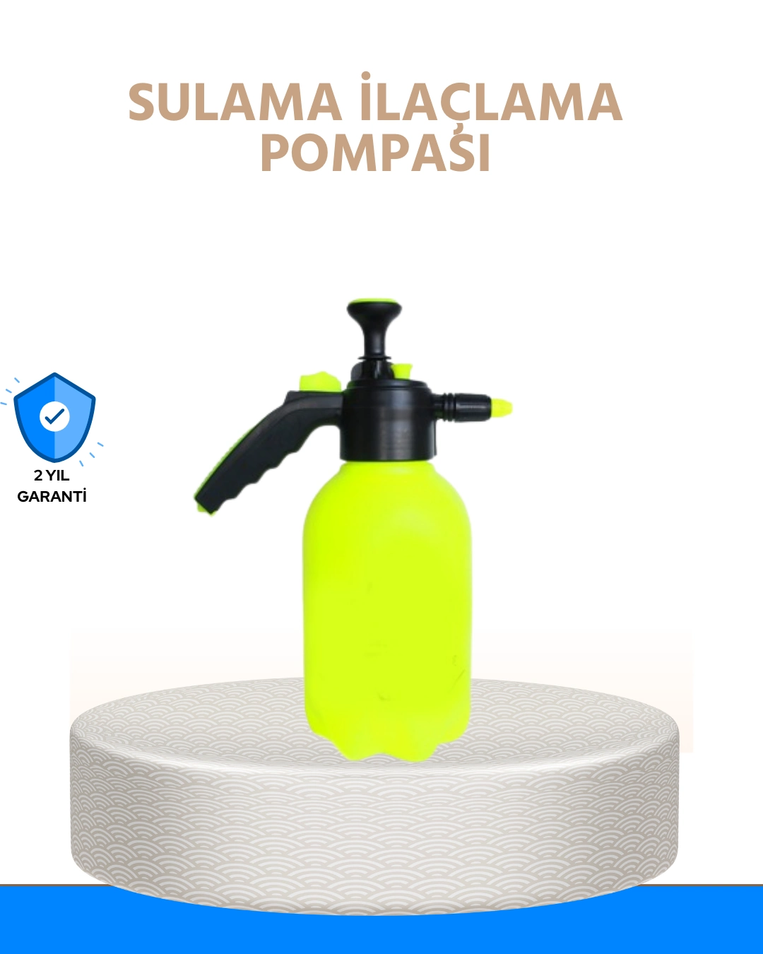 2l Bahçe Ve Araç Temizlik Pompası Bakır Uçlu Basınçlı Sprey ( Lisinya )