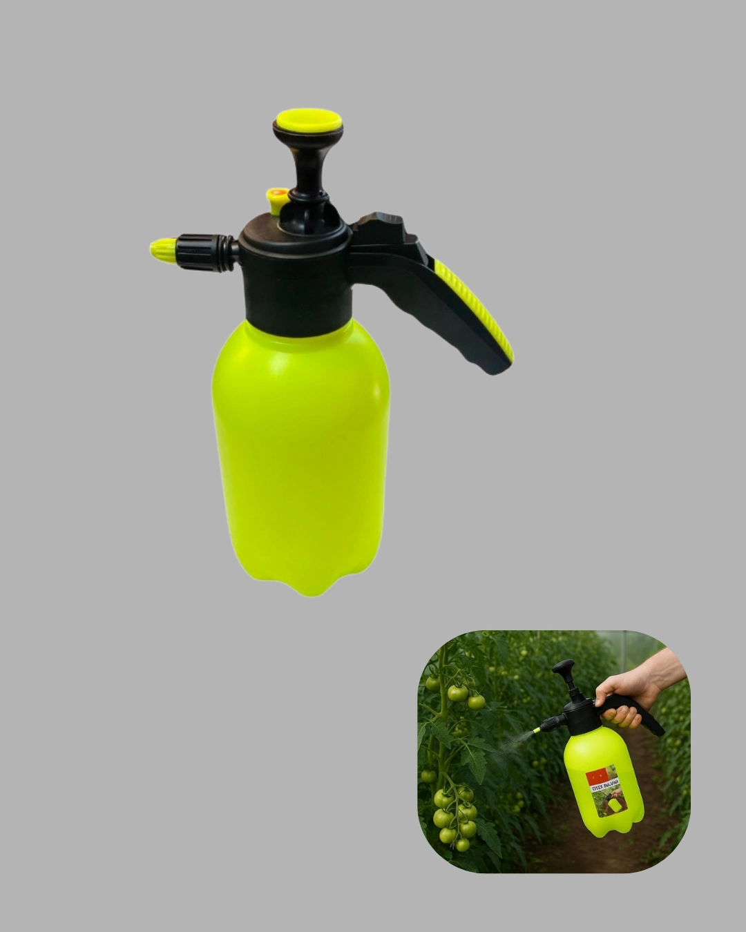 2l Bahçe Ve Araç Temizlik Pompası Bakır Uçlu Basınçlı Sprey ( Lisinya )