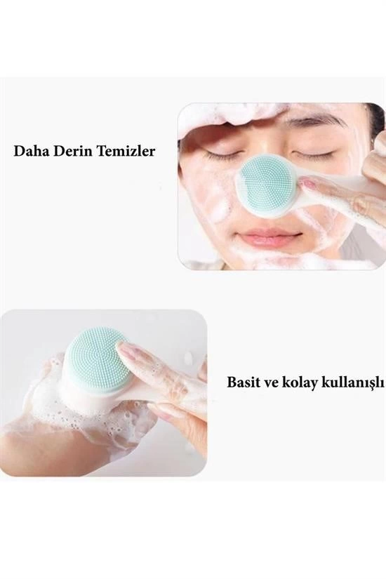 2li Set Çift Taraflı Cilt Temizleme Fırçası Ve Yeşim Taşı Çift Taraflı Cilt Masaj Aleti ( Lisinya ) 2li Set Çift Taraflı Cilt Temizleme Fırçası Ve Yeşim Taşı Çift Taraflı Cilt Masaj Aleti ( Lisinya )