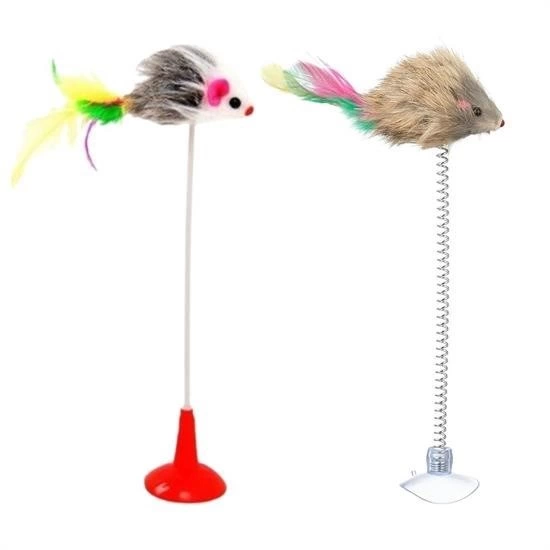2li Vantuzlu Fareli Tüylü Hareketli Çanlı Ve Esneyen Eğlenceli Peluş Kedi Oyuncağı ( Lisinya ) 2li Vantuzlu Fareli Tüylü Hareketli Çanlı Ve Esneyen Eğlenceli Peluş Kedi Oyuncağı ( Lisinya )