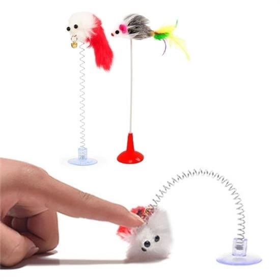 2li Vantuzlu Fareli Tüylü Hareketli Çanlı Ve Esneyen Eğlenceli Peluş Kedi Oyuncağı ( Lisinya ) 2li Vantuzlu Fareli Tüylü Hareketli Çanlı Ve Esneyen Eğlenceli Peluş Kedi Oyuncağı ( Lisinya )