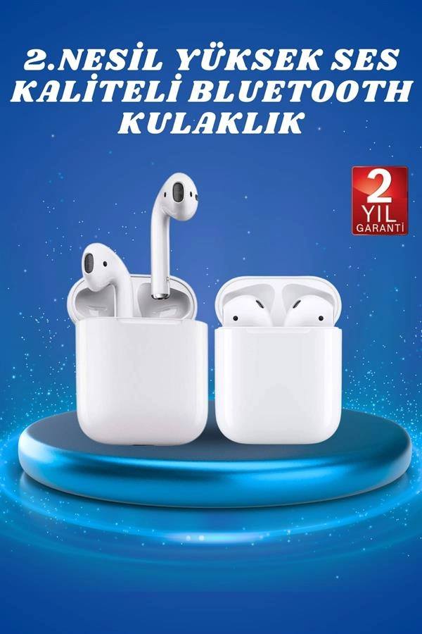 2.nesil Yeni Model Tws Bluetooth Kulaklık Dokunmatik Kontrol Yüksek Ses Kaliteli ( Lisinya )