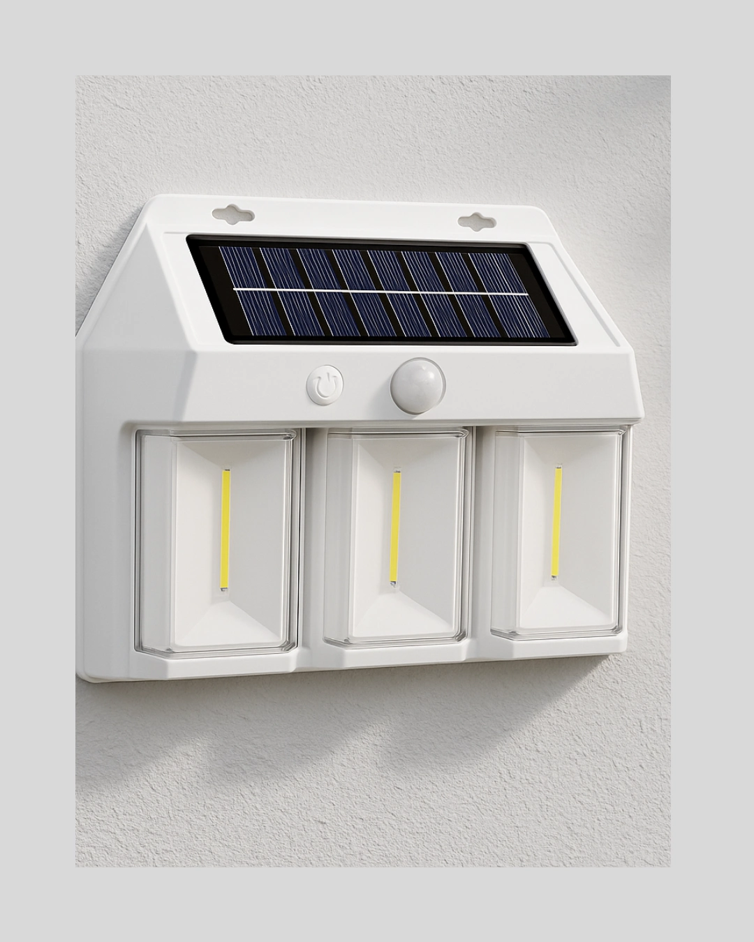 3 İn 1 Solar Duvar Lambası – Ip65 Su Geçirmez, Hareket Sensörlü ( Lisinya )