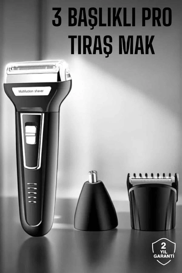 3 Başlıklı Kulak Ve Burun Tıraş Makinesi Erkeklere Özel ( Lisinya ) 3 Başlıklı Kulak Ve Burun Tıraş Makinesi Erkeklere Özel ( Lisinya )