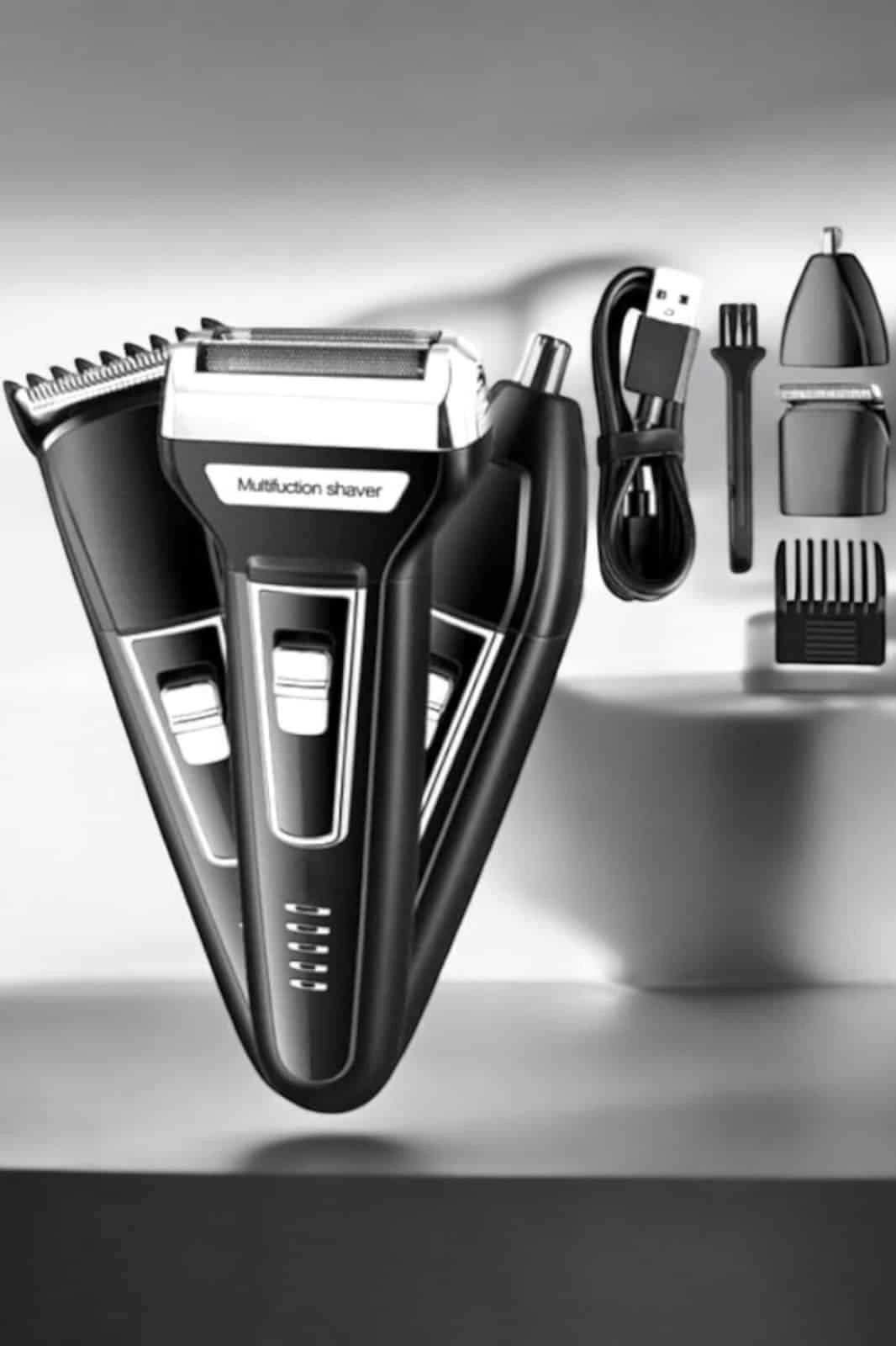 3 Başlıklı Kulak Ve Burun Tıraş Makinesi Erkeklere Özel ( Lisinya )