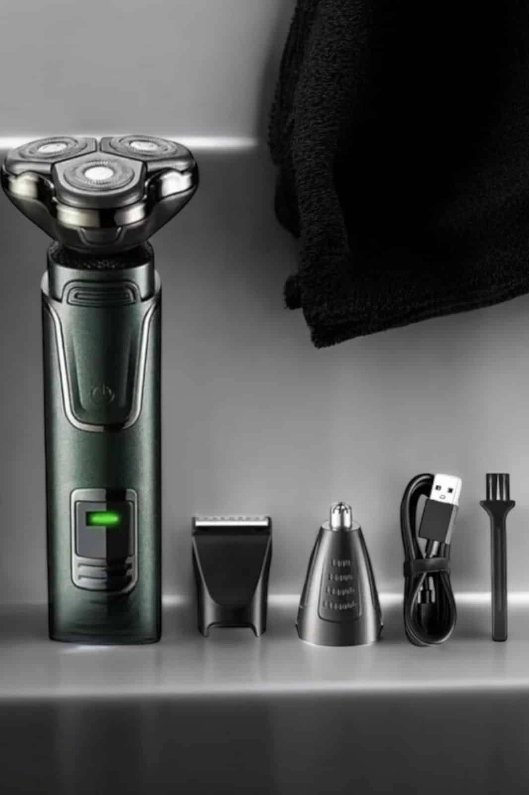 3 Başlıklı Profesyonel Saç Ve Sakal Bakım Seti Vücut, Burun Ve Kulak Tüy Alma ( Lisinya )