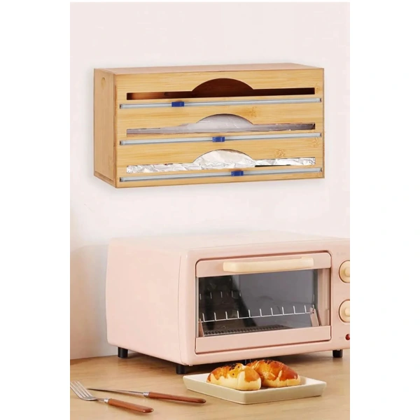 3 Bölmeli Folyo Kesme Standı ( Lisinya ) 3 Bölmeli Folyo Kesme Standı ( Lisinya )