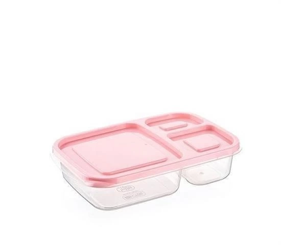 3 Bölmeli Sefer Tası Pratik Kolay Gıda Diyet Saklama Erzak Kabı ( Lisinya ) 3 Bölmeli Sefer Tası Pratik Kolay Gıda Diyet Saklama Erzak Kabı ( Lisinya )