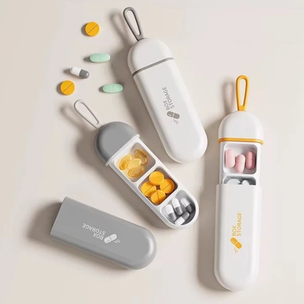 3 Bölmeli Seyahat Tipi İlaç Saklama Kutusu ( Lisinya ) 3 Bölmeli Seyahat Tipi İlaç Saklama Kutusu ( Lisinya )