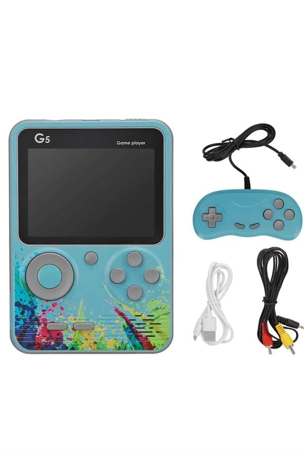 3 İnç Ekran 500 Oyunlu Game Box Mini Taşınabilir Oyun Konsolu ( Lisinya )