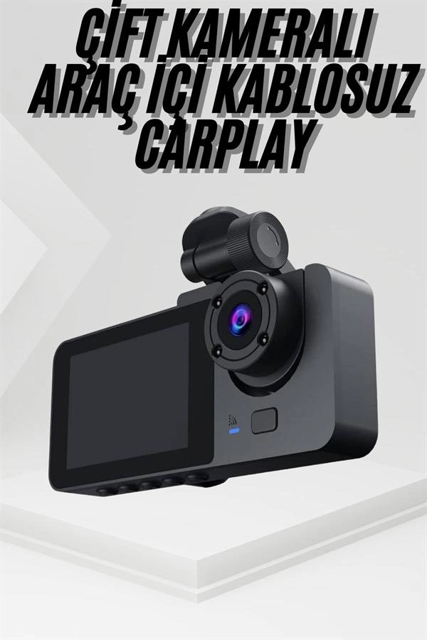 3 Kameralı 2 İnç 1080p Araç İçi Kamera Sürüş Kamerası Carplay ( Lisinya ) 3 Kameralı 2 İnç 1080p Araç İçi Kamera Sürüş Kamerası Carplay ( Lisinya )