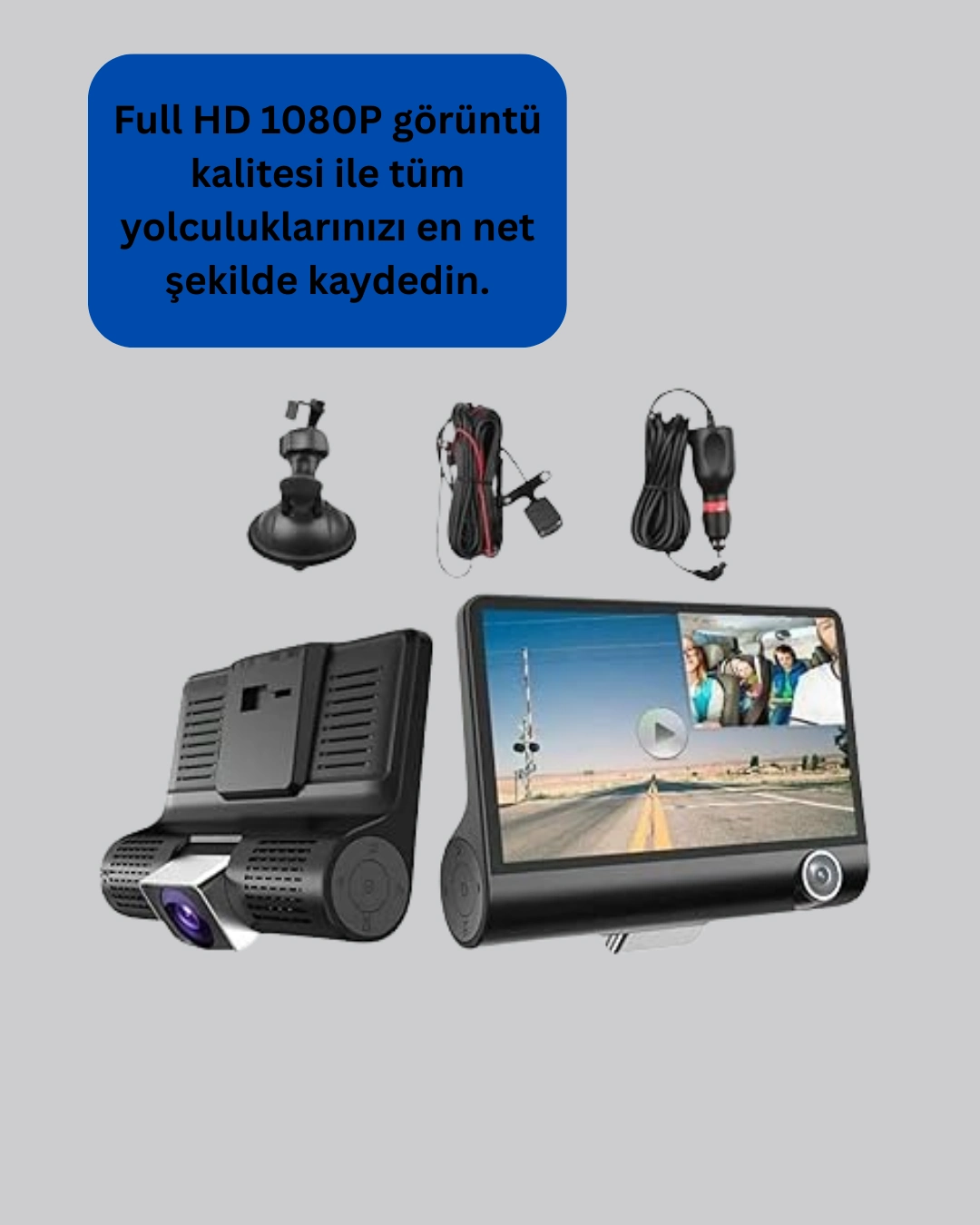3 Kameralı Araç Dvr ( Lisinya )