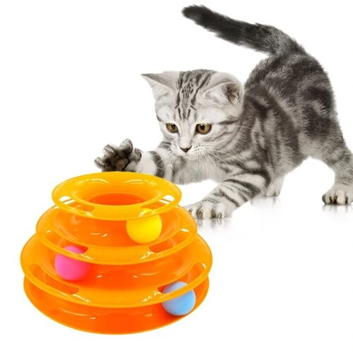 3 Katlı Kedi Oyuncağı Turntable Cat Toy ( Lisinya ) 3 Katlı Kedi Oyuncağı Turntable Cat Toy ( Lisinya )