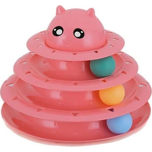 3 Katlı Kedi Oyuncağı Turntable Cat Toy ( Lisinya ) 3 Katlı Kedi Oyuncağı Turntable Cat Toy ( Lisinya )
