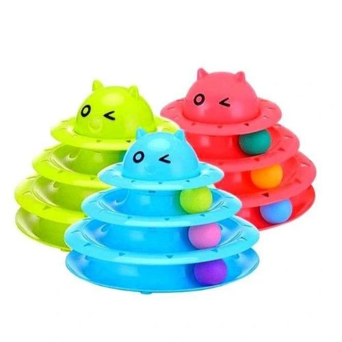 3 Katlı Kedi Oyuncağı Turntable Cat Toy ( Lisinya ) 3 Katlı Kedi Oyuncağı Turntable Cat Toy ( Lisinya )