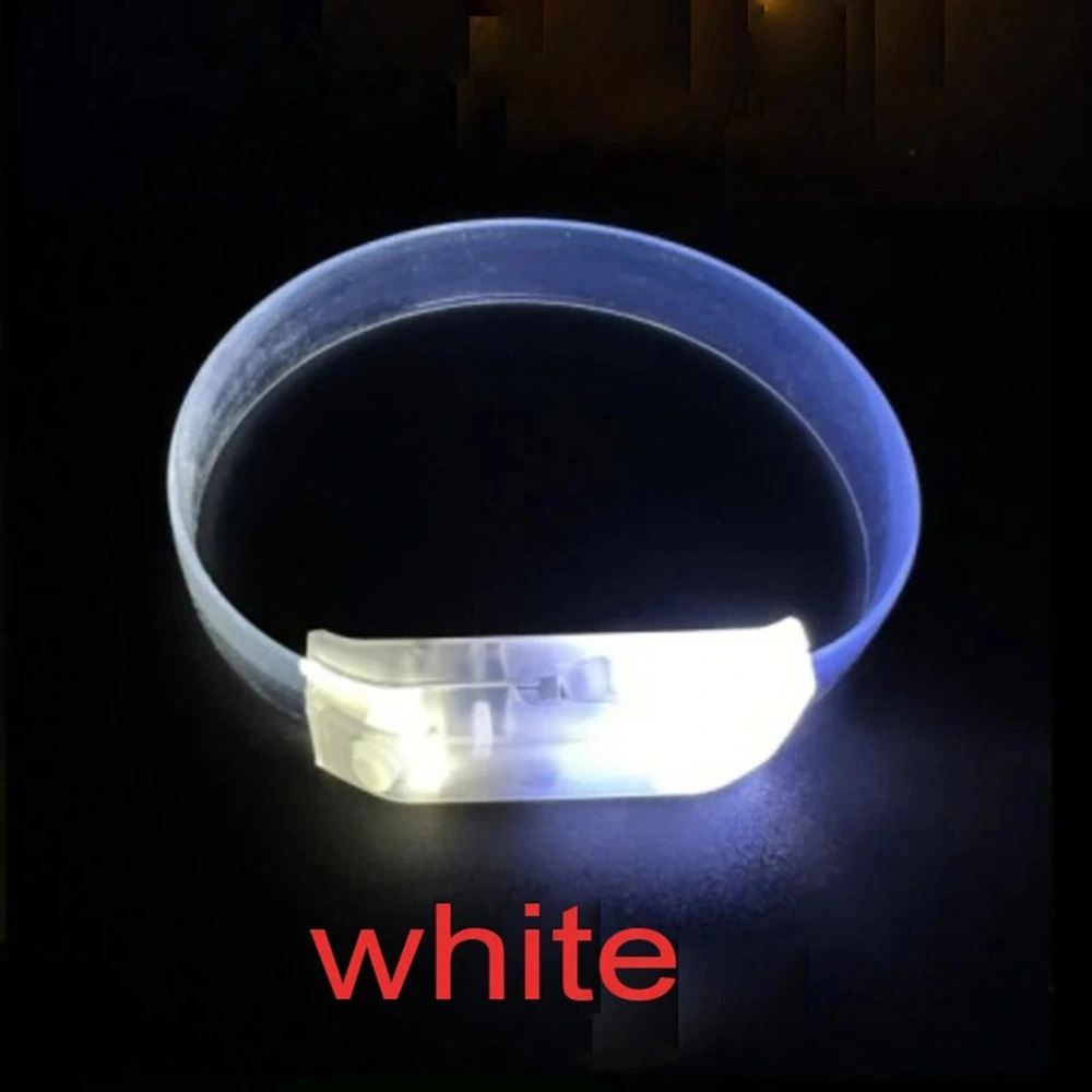 3 Modlu Pilli Led Işıklı Esnek Parti Bilekliği Beyaz ( Lisinya ) 3 Modlu Pilli Led Işıklı Esnek Parti Bilekliği Beyaz ( Lisinya )