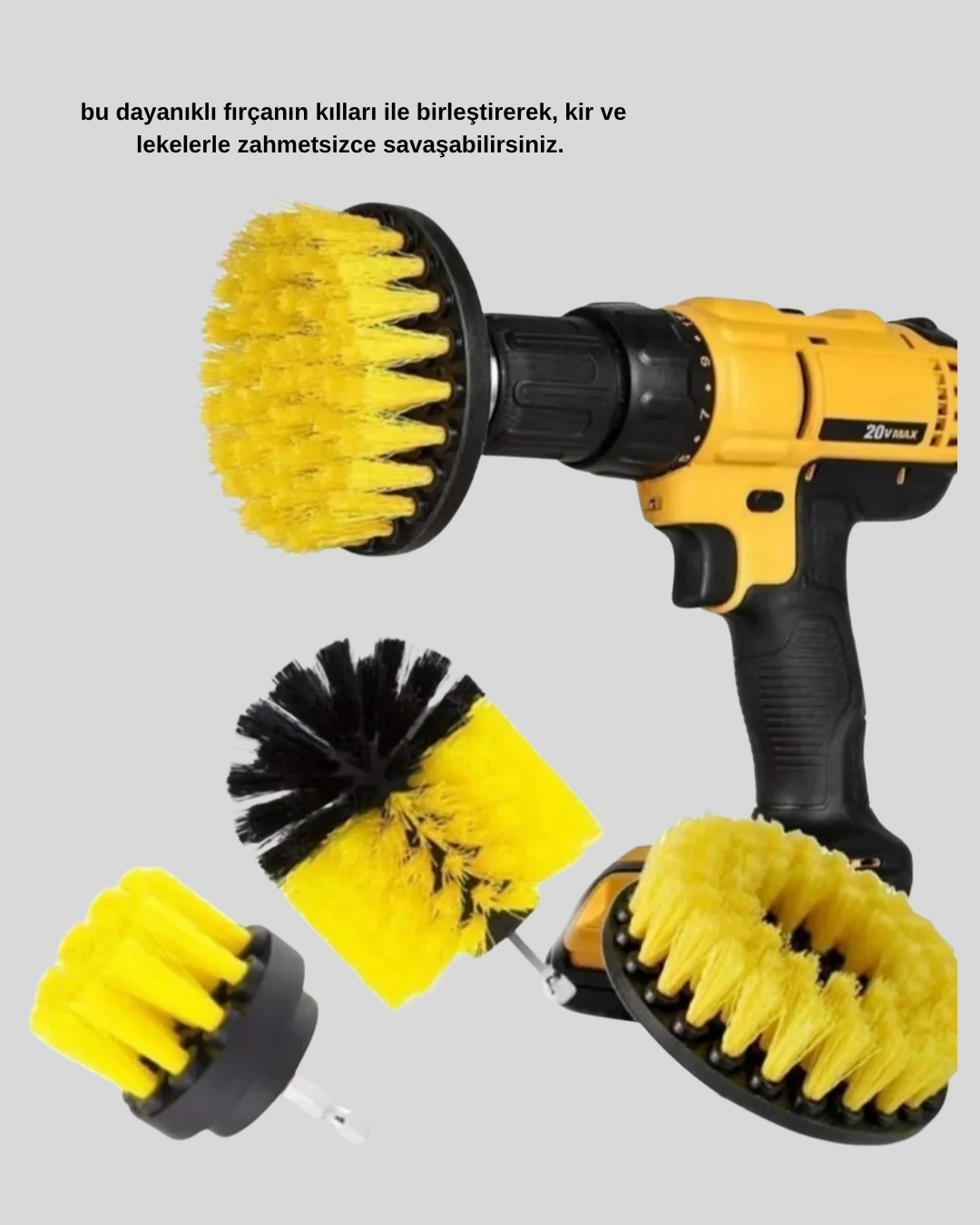 3 Parça Matkap Fırça Temizlik Seti – Her Yüzey İçin Güçlü Ve Pratik Çözüm ( Lisinya ) 3 Parça Matkap Fırça Temizlik Seti – Her Yüzey İçin Güçlü Ve Pratik Çözüm ( Lisinya )