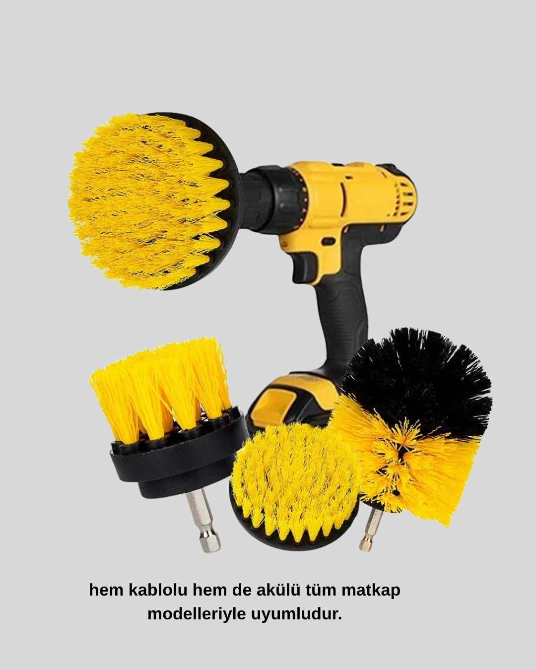 3 Parça Matkap Fırça Temizlik Seti – Her Yüzey İçin Güçlü Ve Pratik Çözüm ( Lisinya ) 3 Parça Matkap Fırça Temizlik Seti – Her Yüzey İçin Güçlü Ve Pratik Çözüm ( Lisinya )
