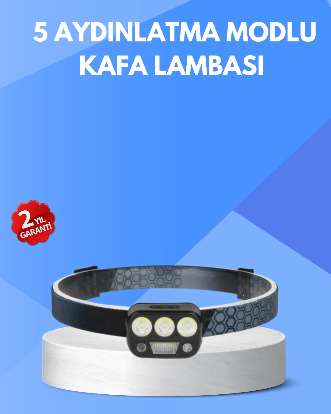 300 Lümen Sensörlü Led Kafa Lambası Usb Şarjlı Sos Modlu ( Lisinya ) 300 Lümen Sensörlü Led Kafa Lambası Usb Şarjlı Sos Modlu ( Lisinya )