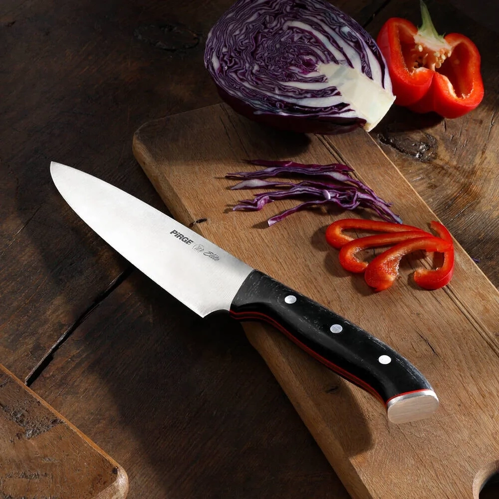 32160 Elite Şef Bıçağı 19 Cm - Perçinli Kahverengi Kompozit Sap ( Lisinya ) 32160 Elite Şef Bıçağı 19 Cm - Perçinli Kahverengi Kompozit Sap ( Lisinya )