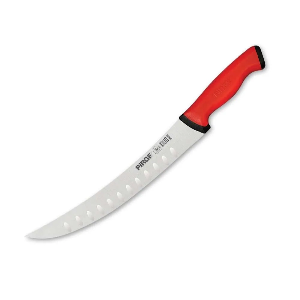 34622 Duo Kıvrık Nusret Tip Oluklu Et Doğrama, Kesme, Dilimleme, Trimleme Bıçağı 21 Cm - Kaymaz Sap ( Lisinya ) 34622 Duo Kıvrık Nusret Tip Oluklu Et Doğrama, Kesme, Dilimleme, Trimleme Bıçağı 21 Cm - Kaymaz Sap ( Lisinya )