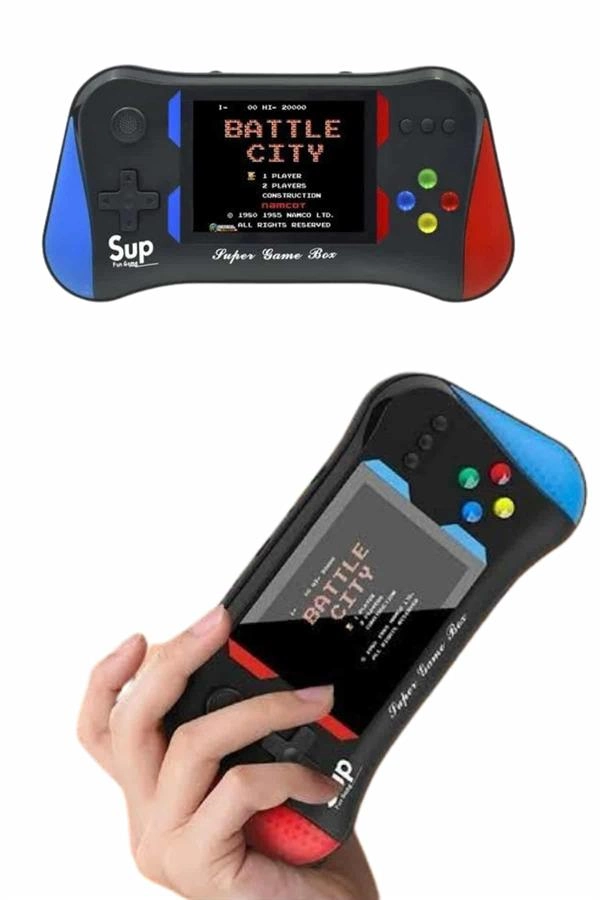 3.5 İnç 500 Klasik Retro Oyun Yüklü Kollu Oyun Konsolu ( Lisinya )