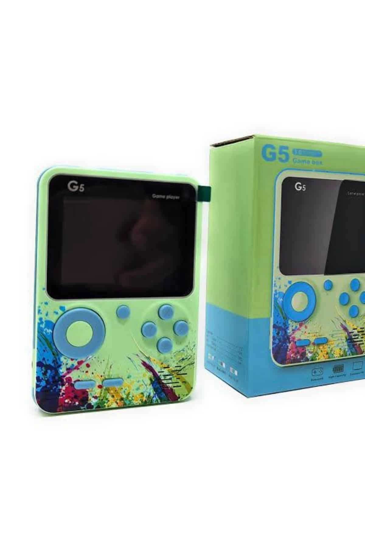 3.5 İnç Klasik Retro Lcd Ekran 500 Oyunlu Oyun Konsolu Taşınabilir ( Lisinya )