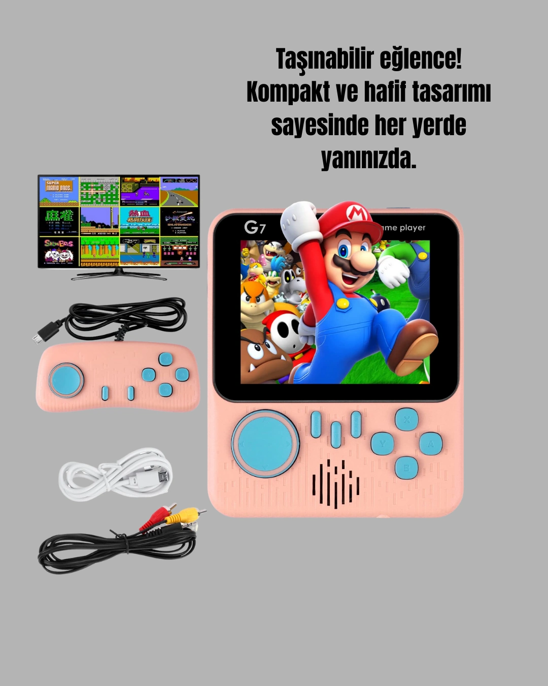 3.5 İnç Lcd Ekranlı 666 Oyunlu Taşınabilir Retro Oyun Konsolu ( Lisinya ) 3.5 İnç Lcd Ekranlı 666 Oyunlu Taşınabilir Retro Oyun Konsolu ( Lisinya )