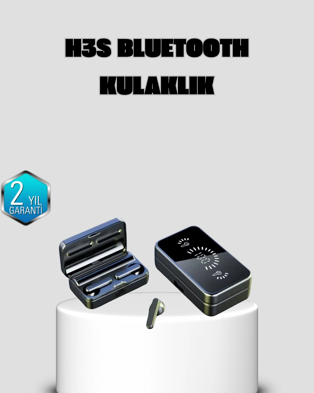 3500 Mah Şarj Kutulu Bluetooth 5.1 Kablosuz Kulaklık – Dokunmatik, Suya Dayanıklı ( Lisinya )