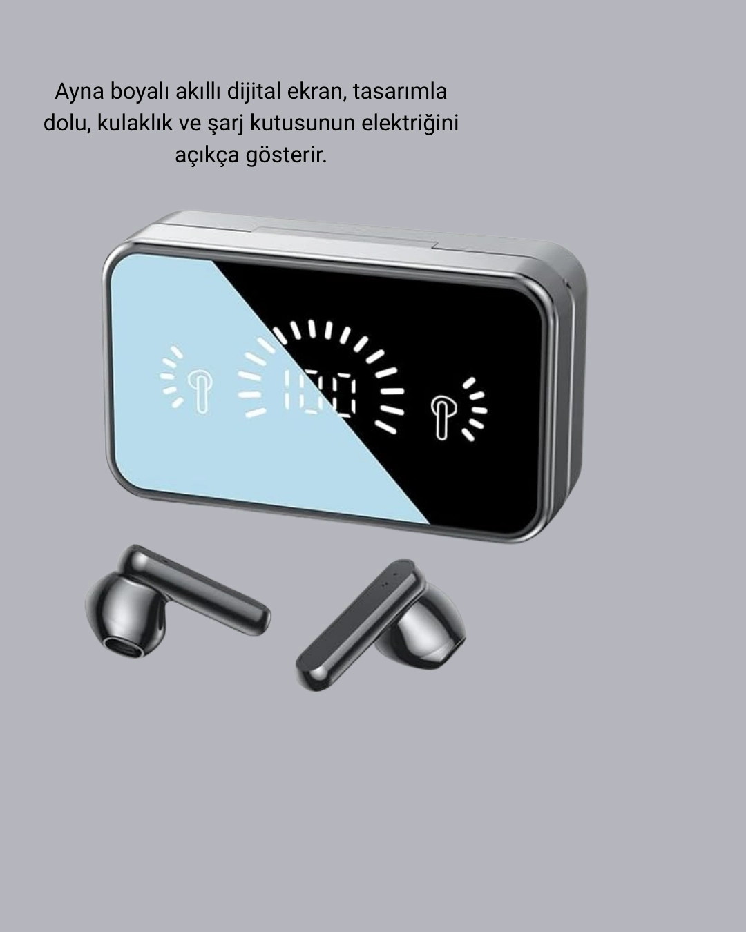 3500 Mah Şarj Kutulu Bluetooth 5.1 Kablosuz Kulaklık – Dokunmatik, Suya Dayanıklı ( Lisinya ) 3500 Mah Şarj Kutulu Bluetooth 5.1 Kablosuz Kulaklık – Dokunmatik, Suya Dayanıklı ( Lisinya )