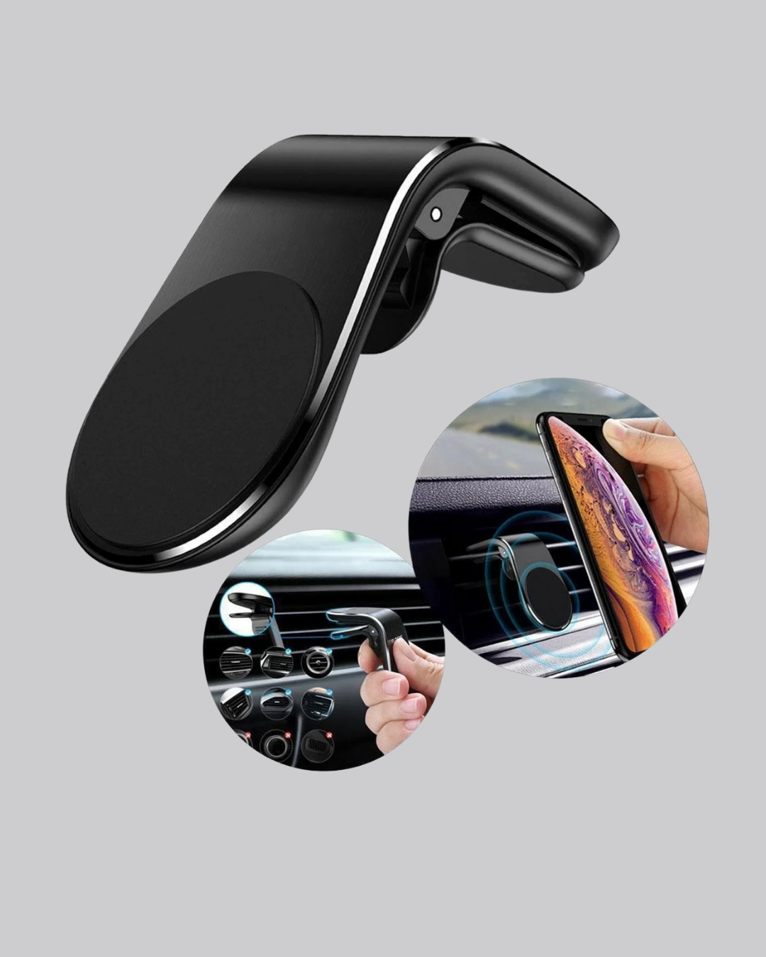 360° Ayarlanabilir Araç Telefon Tutucu – Tüm Telefonlarla Uyumlu ( Lisinya )