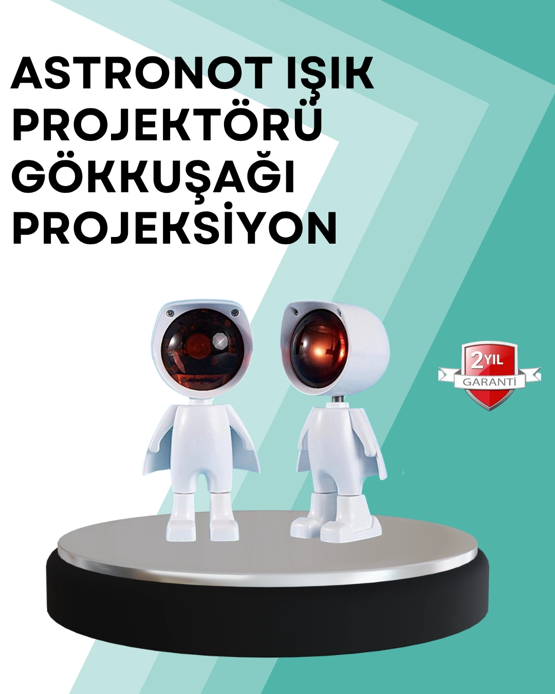 360° Ayarlanabilir Başlıklı Astronot Gece Lambası ( Lisinya )