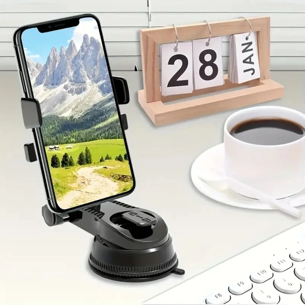 360 Derece Dönebilen Vakumlu Araç Telefon Tutucu ( Lisinya ) 360 Derece Dönebilen Vakumlu Araç Telefon Tutucu ( Lisinya )